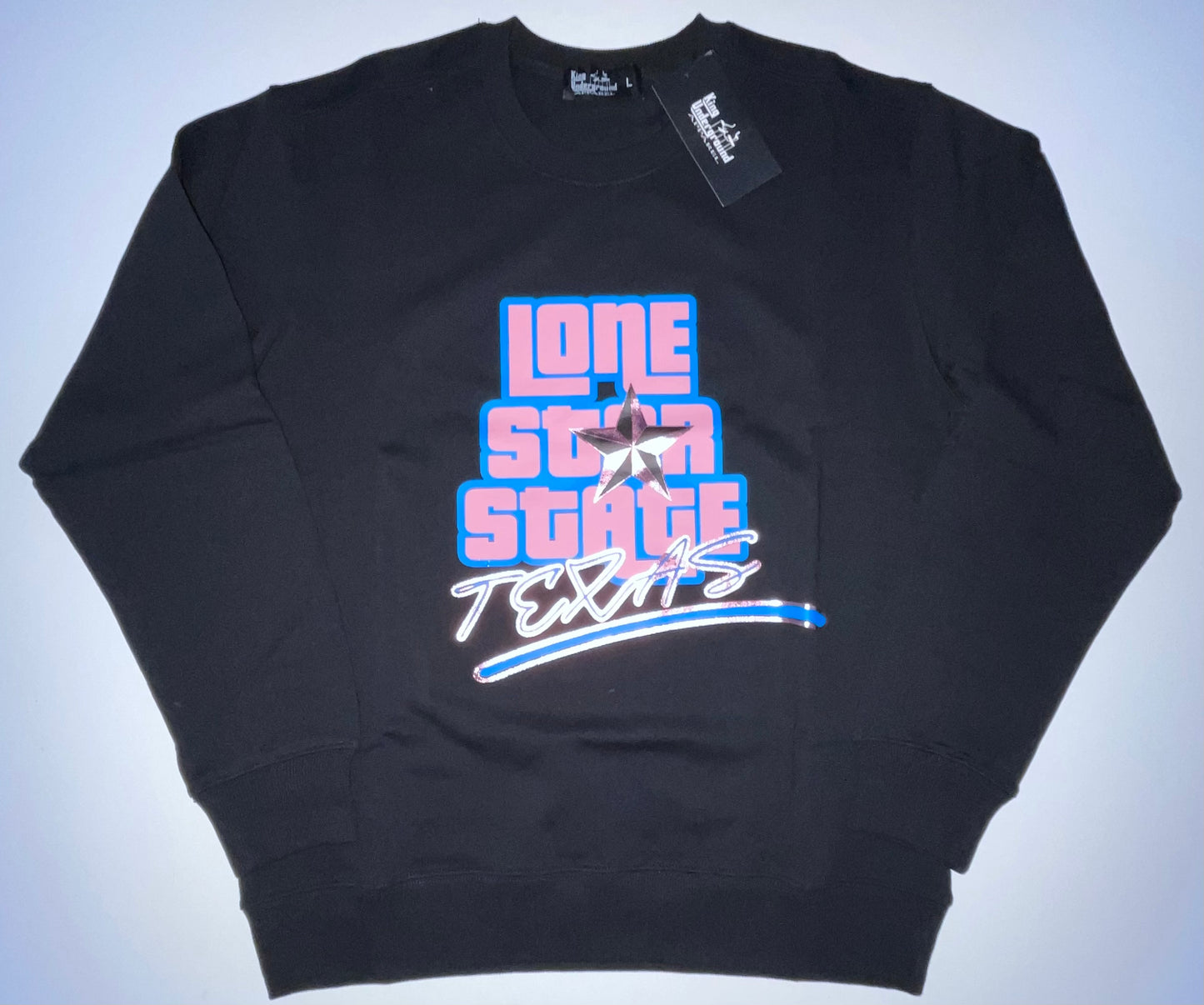 Official King Underground Lone Star State Texas (Vice City) Crewneck