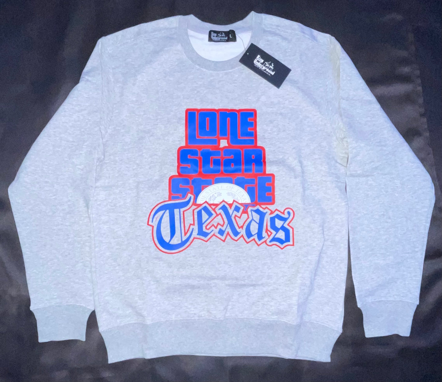 Official King Underground Lone Star State (Texas seal) Crewneck