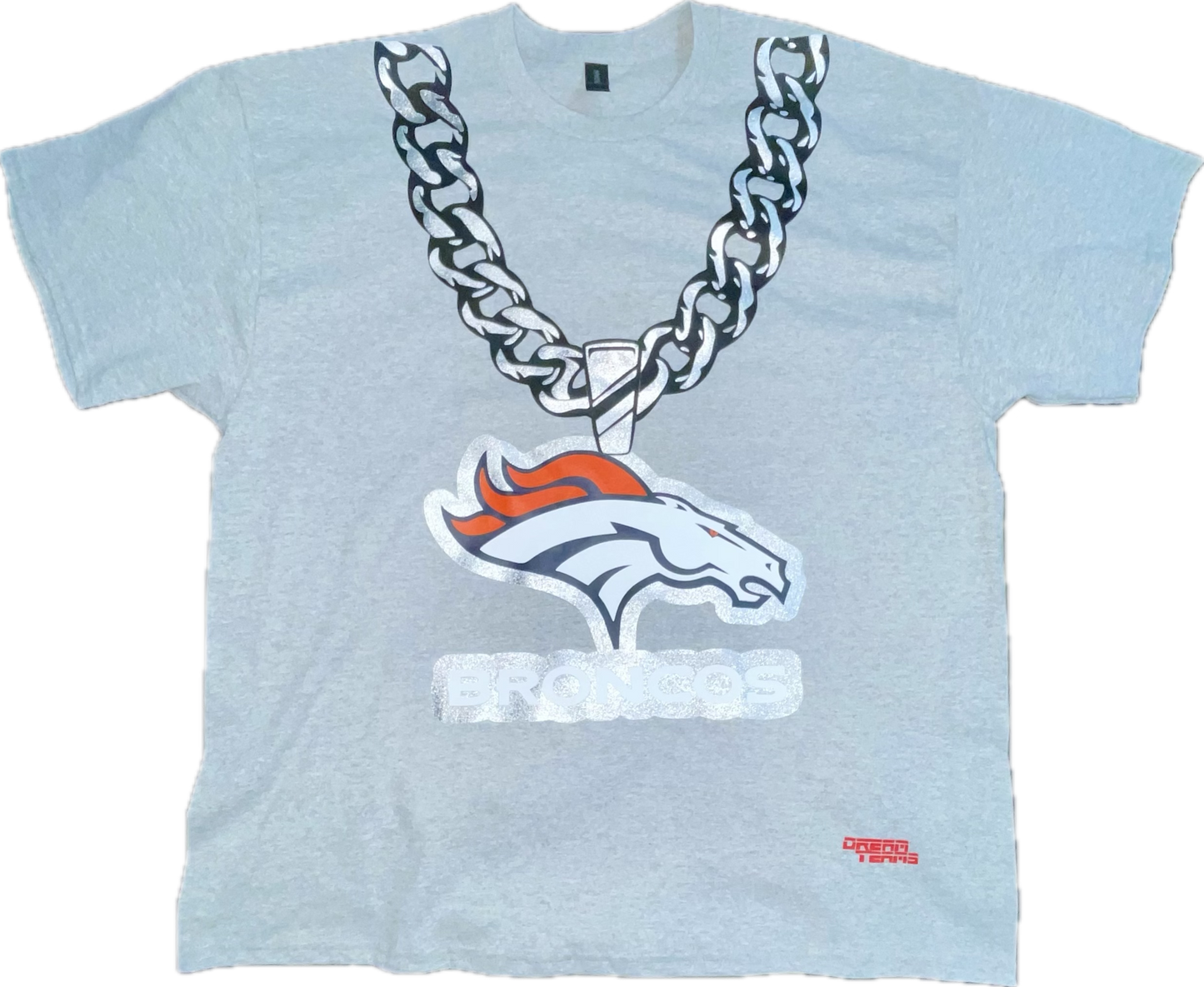 Denver Broncos chain T-shirt